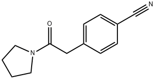 4-(2-OXO-2-(PYRROLIDIN-1-YL)ETHYL)BENZONITRILE Struktur