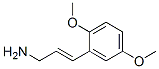 2-Propen-1-amine,3-(2,5-dimethoxyphenyl)-,(E)-(9CI) Struktur