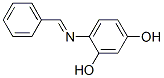 1,3-Benzenediol, 4-[(phenylmethylene)amino]- (9CI) Struktur