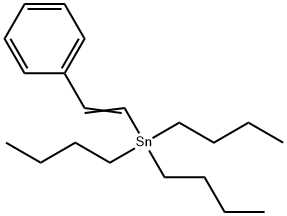 TRIBUTYL(PHENYLETHENYL)TIN Struktur