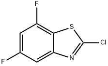 2-CHLORO-5,7-DIFLUOROBENZOTHIAZOLE Struktur