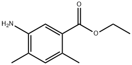 Benzoic acid, 5-amino-2,4-dimethyl-, ethyl ester (9CI) Struktur