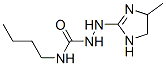 Hydrazinecarboxamide, N-butyl-2-(4,5-dihydro-4-methyl-1H-imidazol-2-yl)- (9CI) Struktur