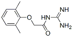 Acetamide, N-(aminoiminomethyl)-2-(2,6-dimethylphenoxy)- (9CI) Struktur