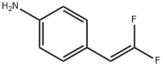 Benzenamine, 4-(2,2-difluoroethenyl)- (9CI) Struktur