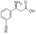 (S)-3-AMINO-3-(3-CYANO-PHENYL)-PROPIONIC ACID Struktur