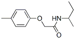 Acetamide, 2-(4-methylphenoxy)-N-(1-methylpropyl)- (9CI) Struktur