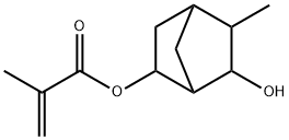 2-Propenoicacid,2-methyl-,6-hydroxy-5-methylbicyclo[2.2.1]hept-2-ylester(9CI) Struktur