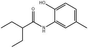 Butanamide, 2-ethyl-N-(2-hydroxy-5-methylphenyl)- (9CI) Struktur