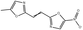 Oxazole, 5-methyl-2-[2-(5-nitro-2-oxazolyl)ethenyl]- (9CI) Struktur