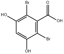 2,6-DIBROMO-3,5-DIHYDROXYBENZOIC ACID Struktur