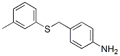 Benzenamine, 4-[[(3-methylphenyl)thio]methyl]- (9CI) Struktur