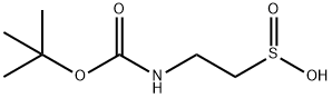 Ethanesulfinic acid, 2-[[(1,1-dimethylethoxy)carbonyl]amino]- (9CI) Struktur