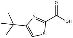 2-Thiazolecarboxylic  acid,4-(1,1-dimethylethyl)- Struktur