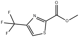 2-Thiazolecarboxylic  acid,4-(trifluoromethyl)-,methyl  ester Struktur