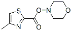 Morpholine, 4-[[(4-methyl-2-thiazolyl)carbonyl]oxy]- (9CI) Struktur