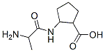 Cyclopentanecarboxylic acid, 2-[(2-amino-1-oxopropyl)amino]- (9CI) Struktur