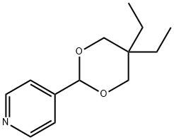 Pyridine, 4-(5,5-diethyl-1,3-dioxan-2-yl)- (9CI) Struktur