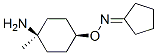 Cyclopentanone, O-(trans-4-amino-4-methylcyclohexyl)oxime (9CI) Struktur