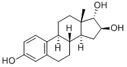 (16b,17a)-Estra-1,3,5(10)-triene-3,16,17-triol Struktur