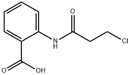 2-[(3-Chloropropanoyl)amino]benzoic acid Struktur