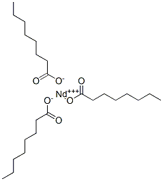 neodymium(3+) octanoate Struktur