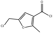 3-Furancarbonylchloride,5-(chloromethyl)-2-methyl-(9CI) Struktur