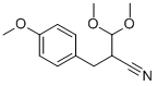 3,3-DIMETHOXY-2-(4-METHOXY-BENZYL)-PROPIONITRILE Struktur