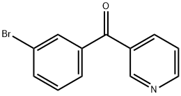 3-(3-BROMOBENZOYL)PYRIDINE Struktur