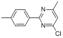 4-CHLORO-2-(4-METHYLPHENYL)-6-METHYLPYRIMIDINE Struktur