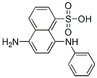 5-amino-8-anilinonaphthalene-1-sulphonic acid Struktur