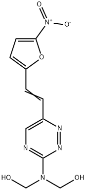 DIHYDROXYMETHYLFURATRIZINE Struktur