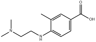 Benzoic acid, 4-[[2-(dimethylamino)ethyl]amino]-3-methyl- (9CI) Struktur