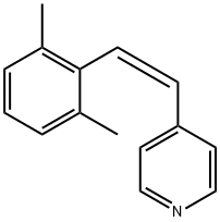 Pyridine, 4-[(1Z)-2-(2,6-dimethylphenyl)ethenyl]- (9CI) Struktur