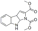 DIMETHYL L-(+)-TETRAHYDROPYRROLO(2,3-B)INDOLE-1,2-DICARBOXYLATE Struktur