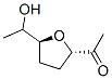 Ethanone, 1-[tetrahydro-5-(1-hydroxyethyl)-2-furanyl]-, [2alpha,5alpha(R*)]- (9CI) Struktur