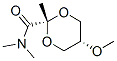 1,3-Dioxane-2-carboxamide,5-methoxy-N,N,2-trimethyl-,cis-(9CI) Struktur