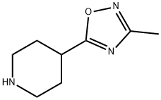 4-(3-METHYL-1,2,4-OXADIAZOL-5-YL)PIPERIDINE Struktur