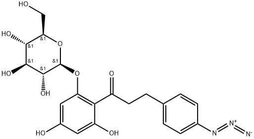 4-azidophlorhizin Struktur