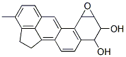 9,10-dihydroxy-7,8-epoxy-7,8,9,10-tetrahydro-3-methylcholanthrene Struktur