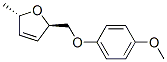 Furan, 2,5-dihydro-2-[(4-methoxyphenoxy)methyl]-5-methyl-, (2R,5S)- (9CI) Struktur