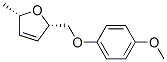 Furan, 2,5-dihydro-2-[(4-methoxyphenoxy)methyl]-5-methyl-, (2S,5S)- (9CI) Struktur