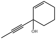 2-Cyclohexen-1-ol, 1-(1-propynyl)- (9CI) Struktur