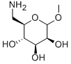 METHYL 6-AMINO-6-DEOXY-D-MANNOPYRANOSIDE Struktur