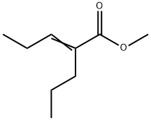 3-Pentenoic acid, 2-propyl-, Methyl ester Struktur