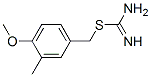 Carbamimidothioic acid, (4-methoxy-3-methylphenyl)methyl ester (9CI) Struktur