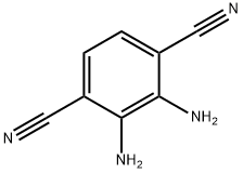 1,4-Benzenedicarbonitrile,  2,3-diamino- Struktur