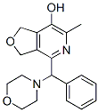 1,3-dihydro-6-methyl-4-(morpholinobenzyl)furo[3,4-c]pyridin-7-ol Struktur