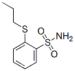 o-(propylthio)benzenesulphonamide Struktur