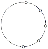 1,4,7,10,13-Pentaoxacyclopentacosane Struktur